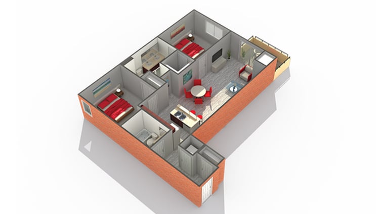 Unit 420 floor plan