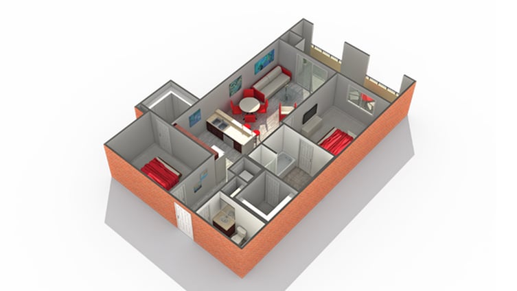 Unit 622 floor plan