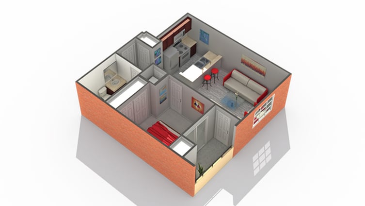 Unit 719 floor plan