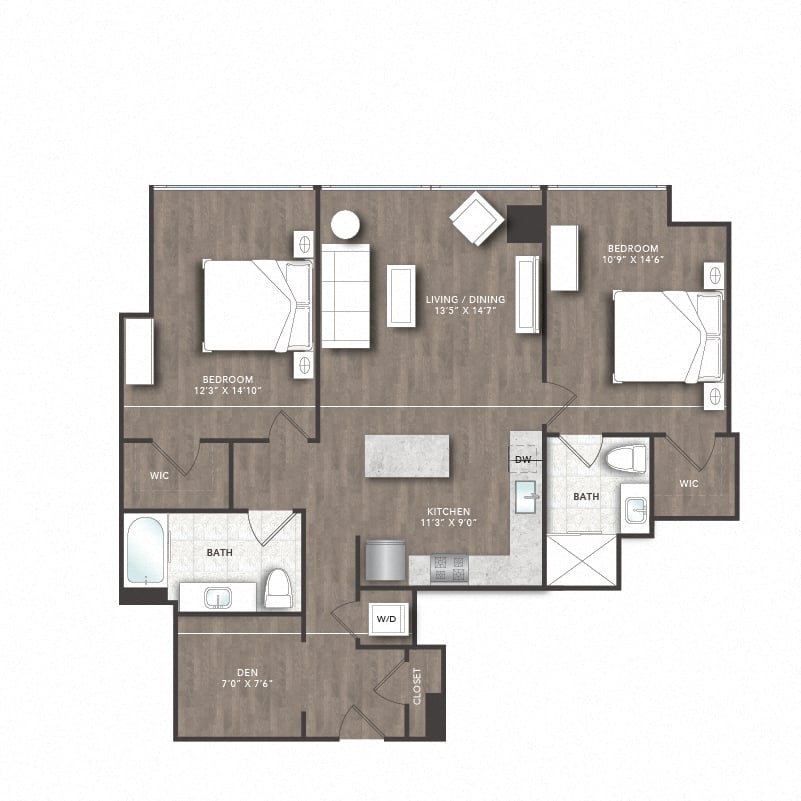 T Units floor plan