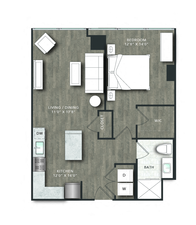F Units floor plan