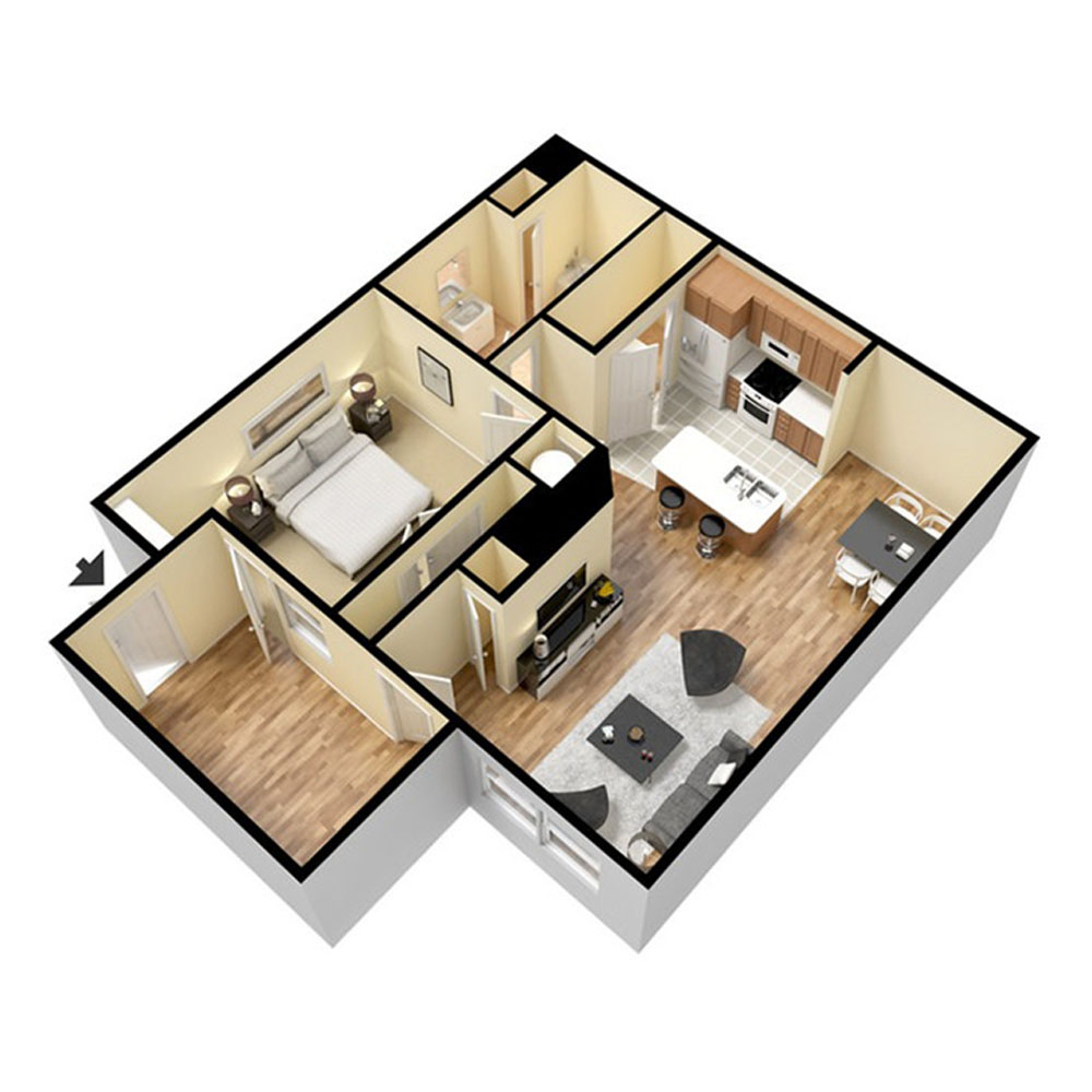 A2 floor plan