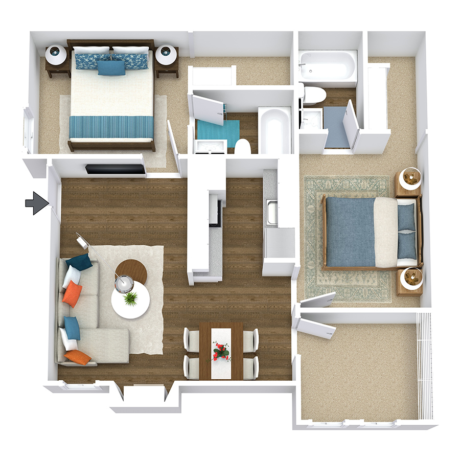 B2 floor plan