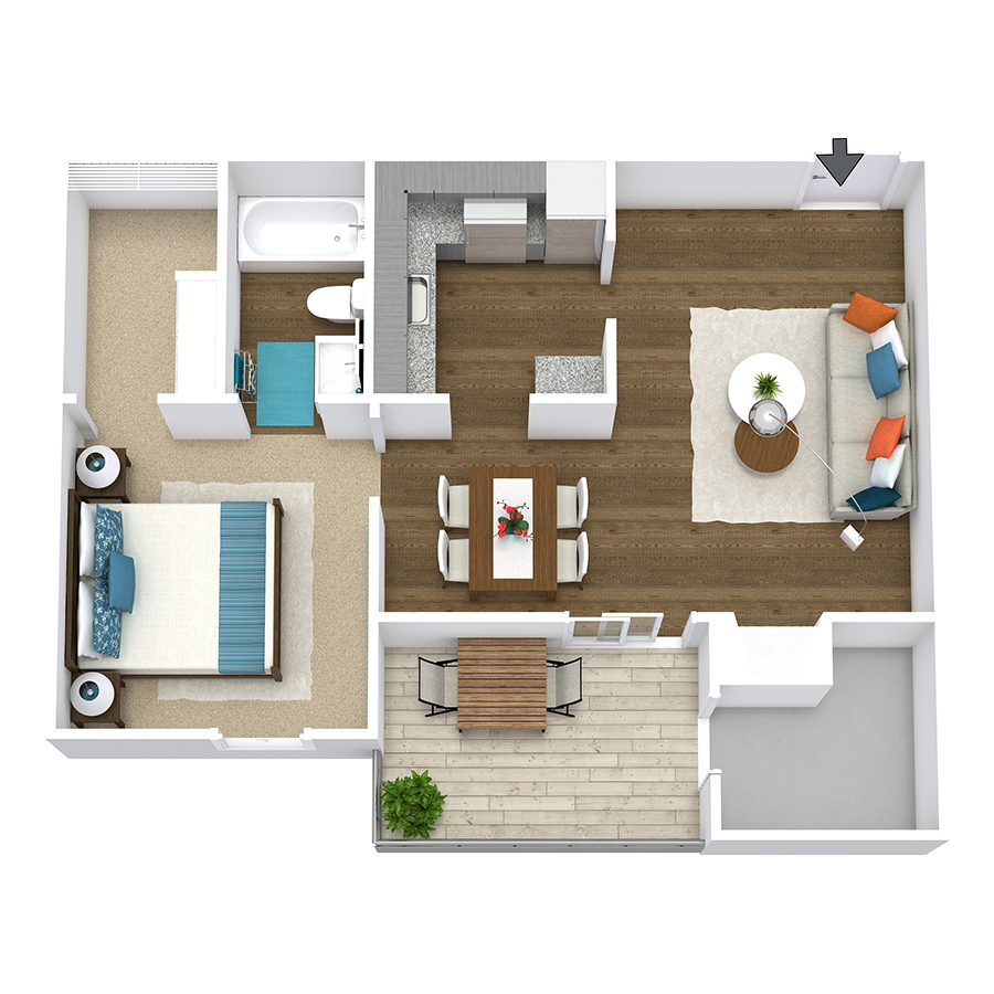 A2 floor plan