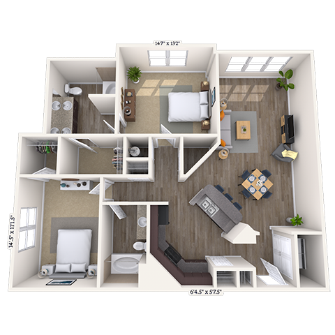 The Vanderbilt floor plan