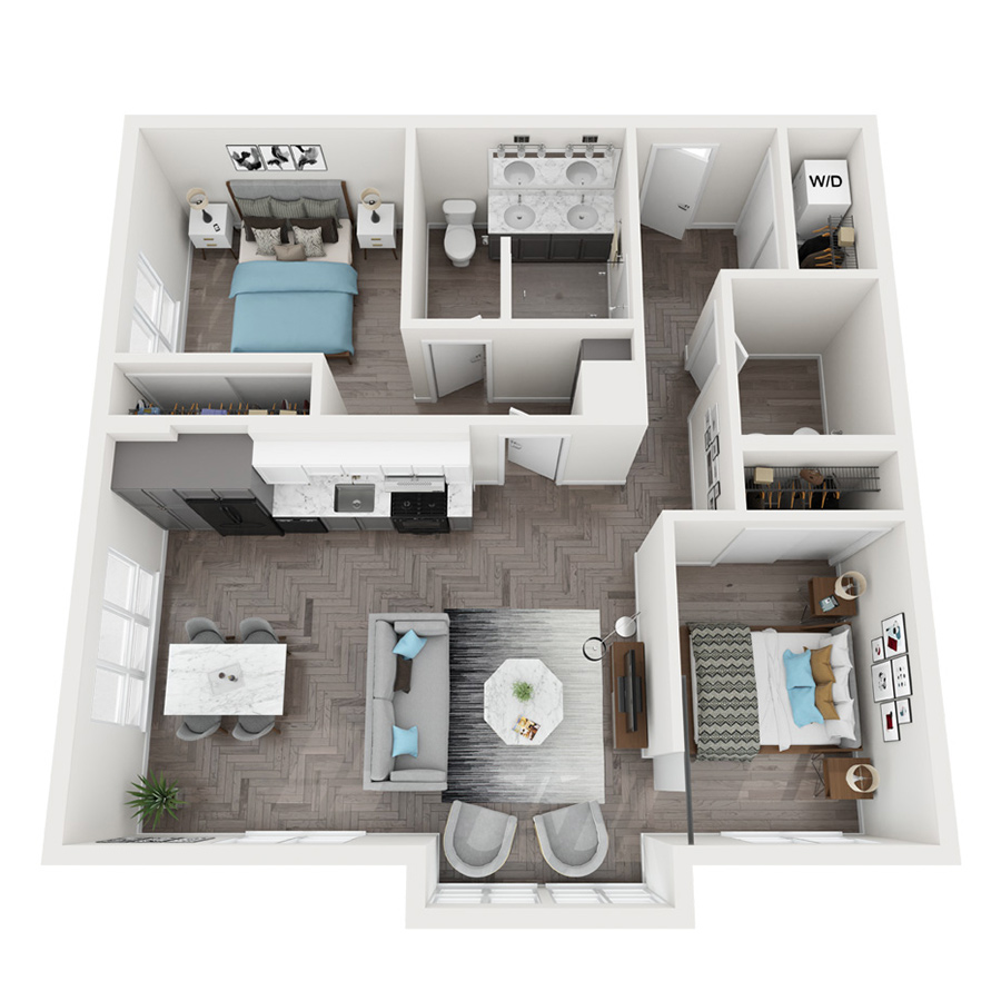 E1 floor plan