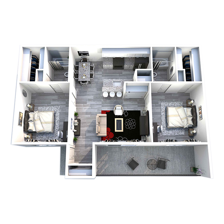 B2R floor plan