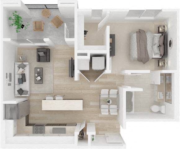 A1 floor plan