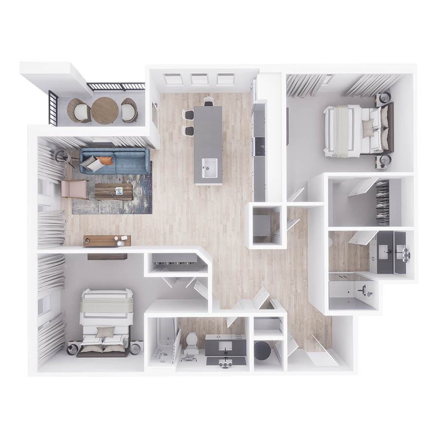 B2 floor plan