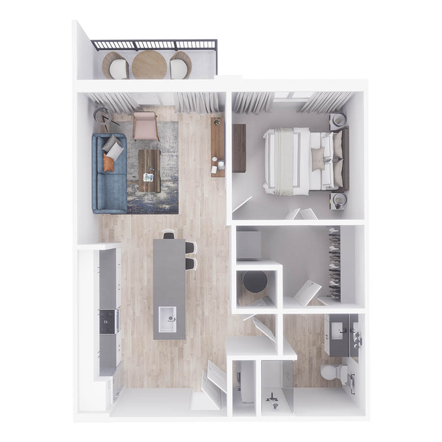 A2 floor plan