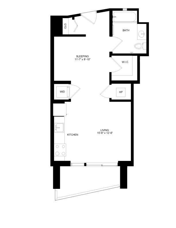 Studio-9 floor plan