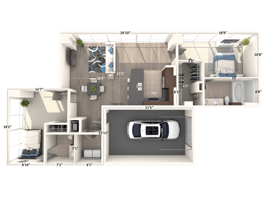 B1.5A floor plan