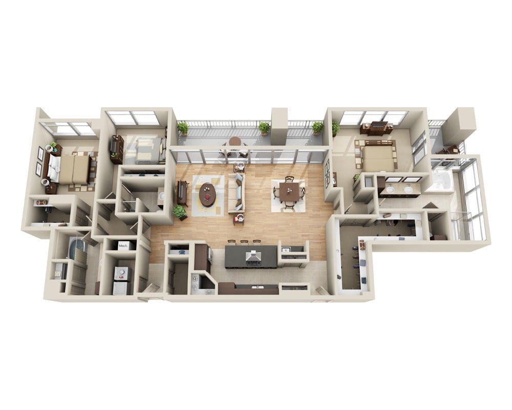 PC2.5C floor plan
