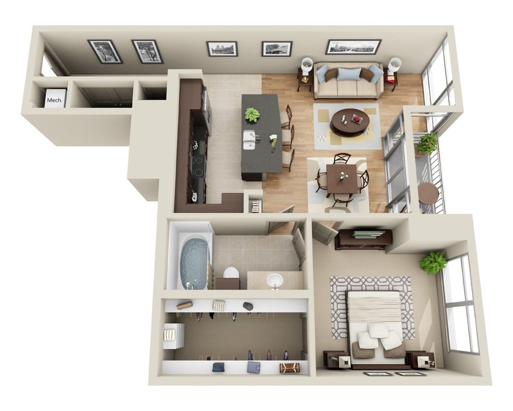 A1C floor plan