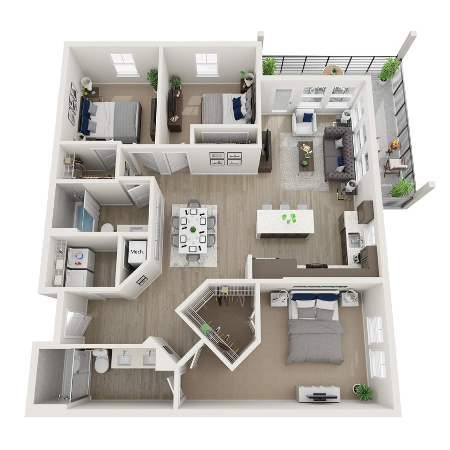 C1 floor plan