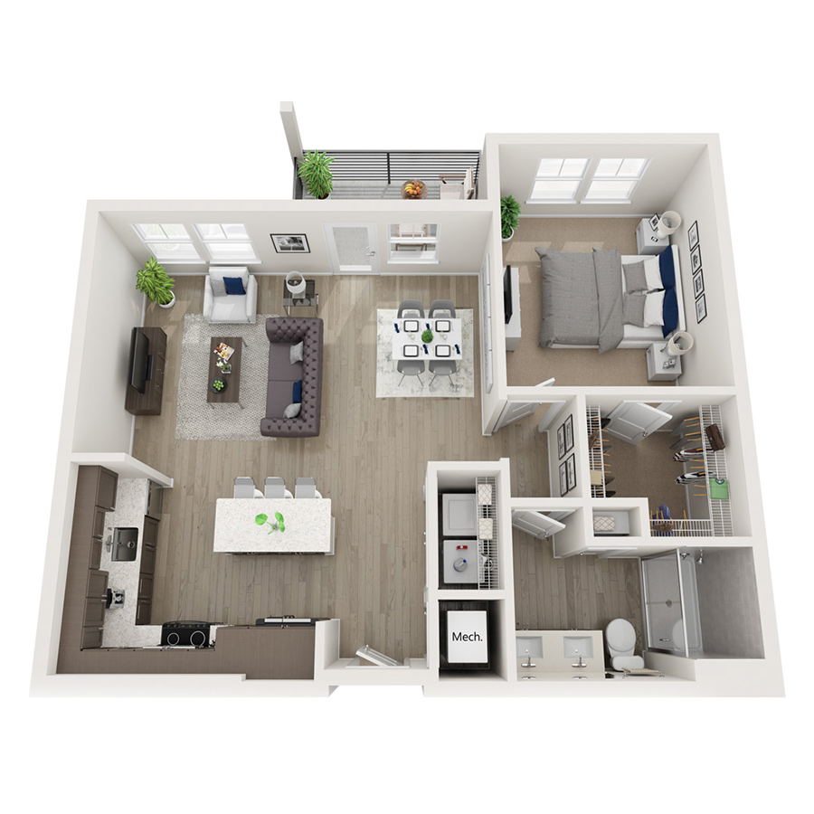 A2 floor plan
