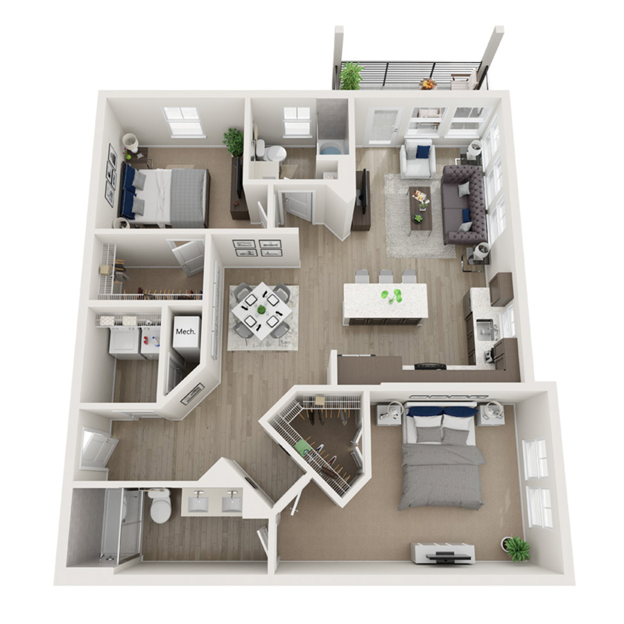 B2 floor plan