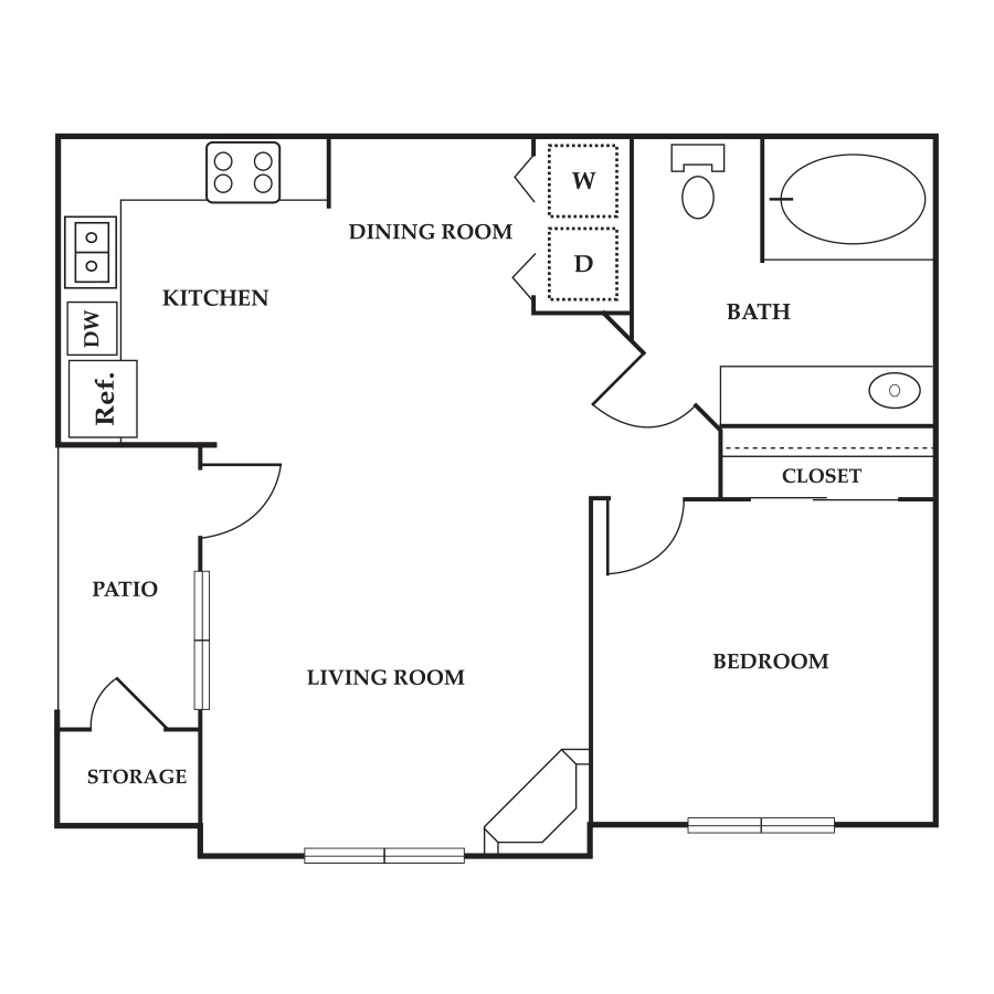 A2 floor plan
