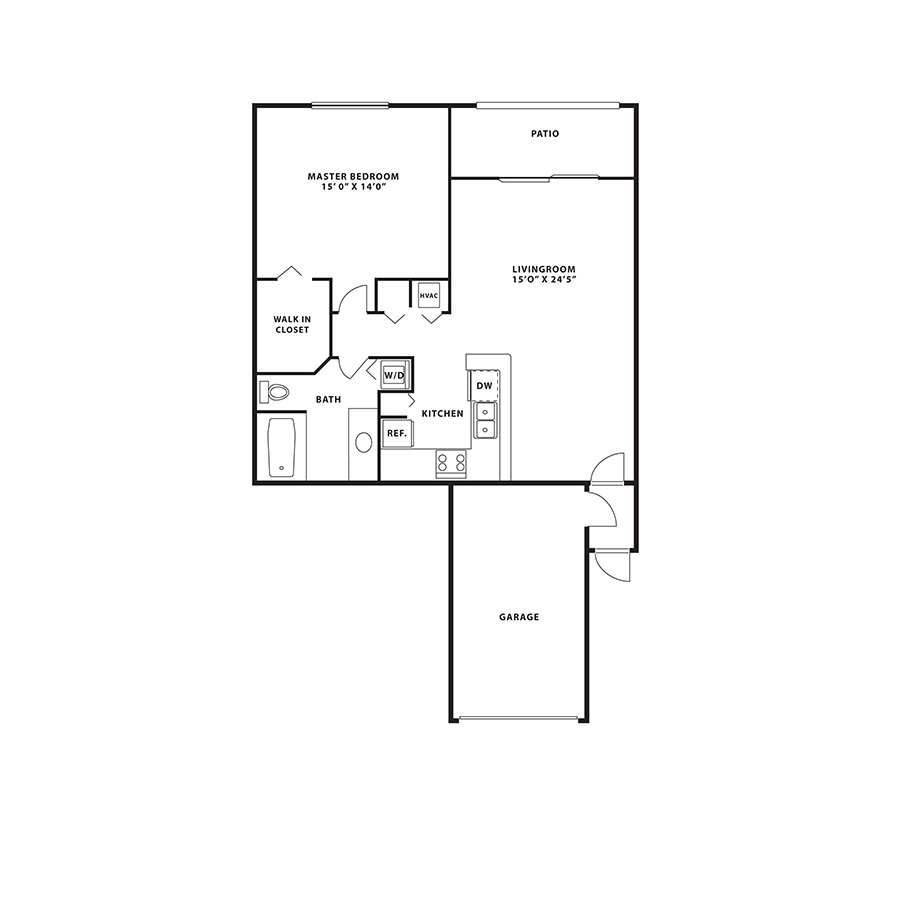 A2 floor plan