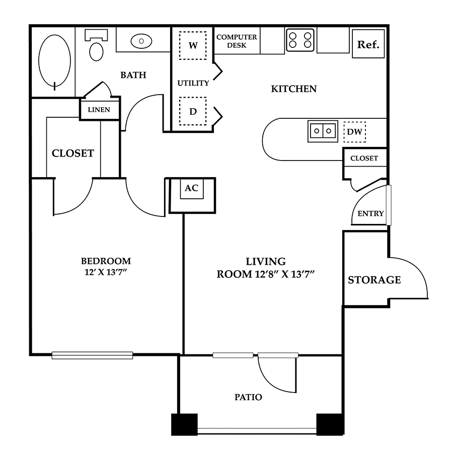 A1 - Milan floor plan