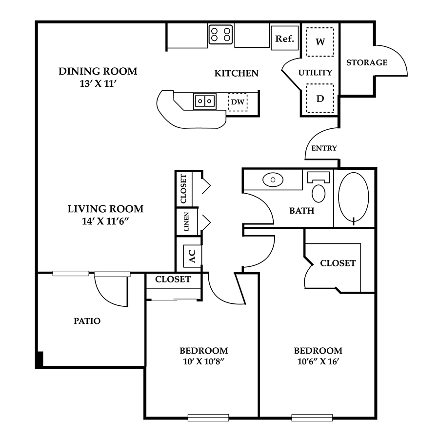 B1 - Palermo floor plan
