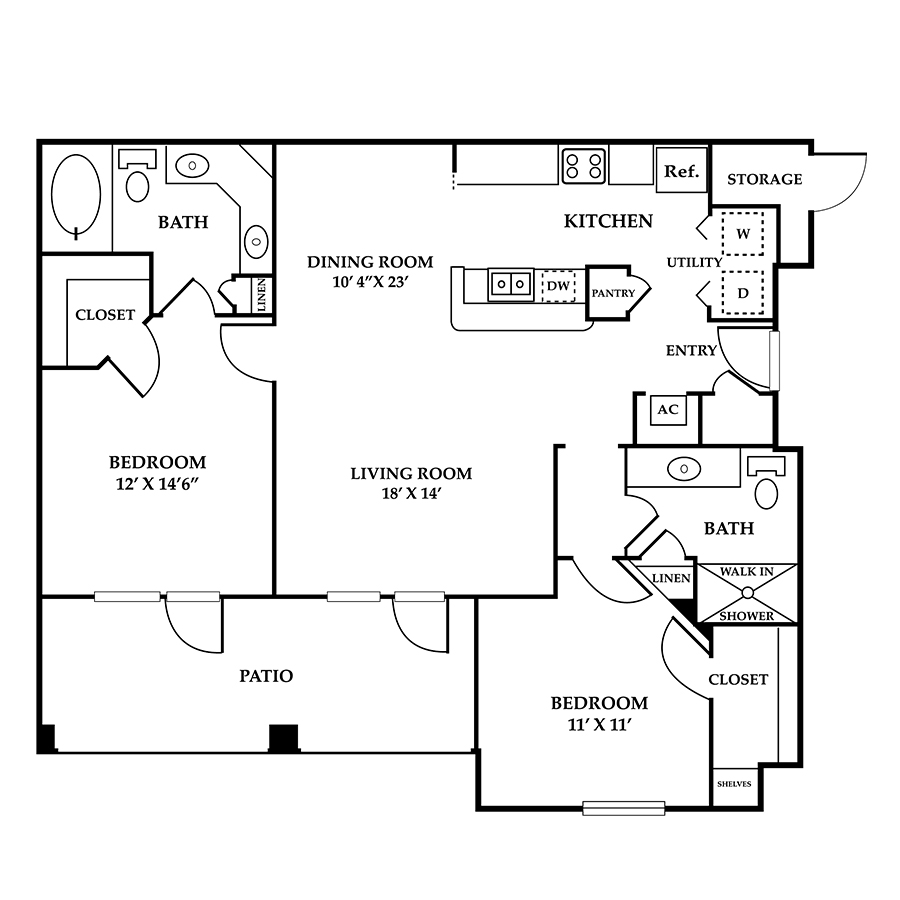 B2 - Ravenna floor plan