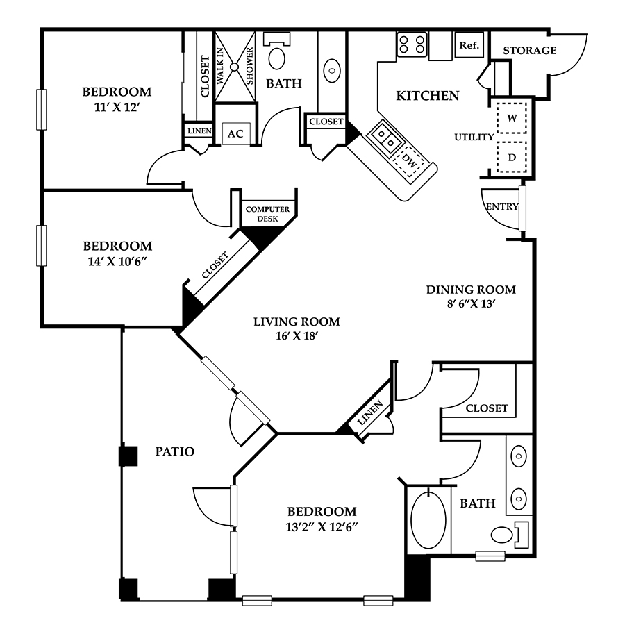 C1 - Venice floor plan