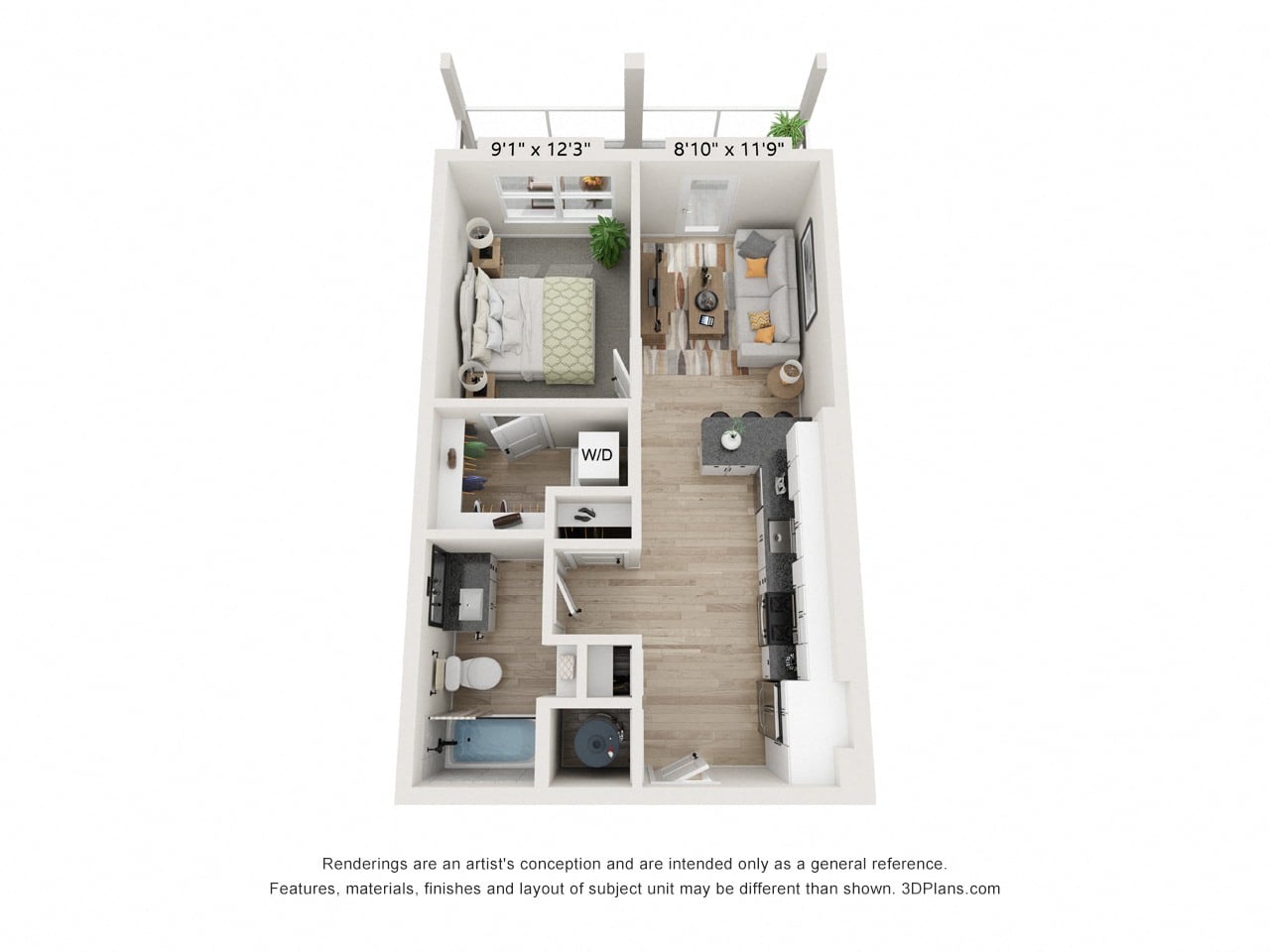 A1 floor plan