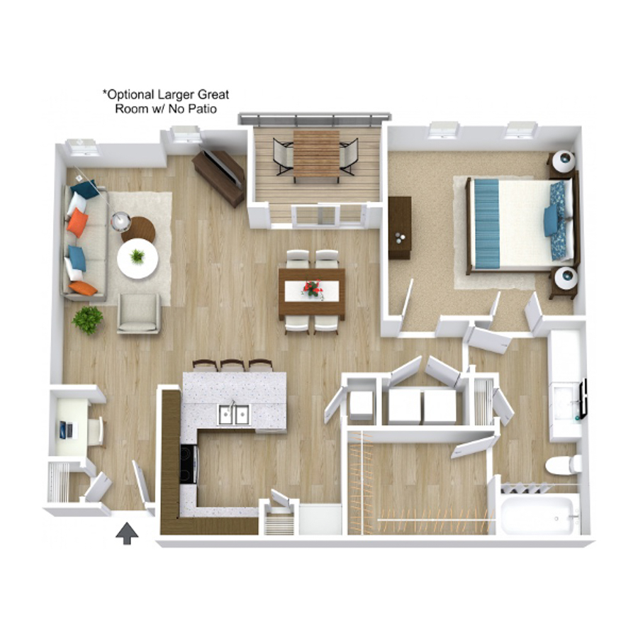 Legend floor plan