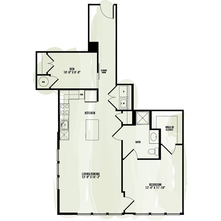 Brookland Works 1Q-HC floor plan