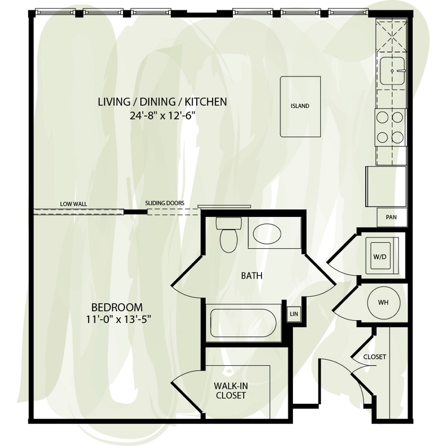 Brookland Works 1C floor plan