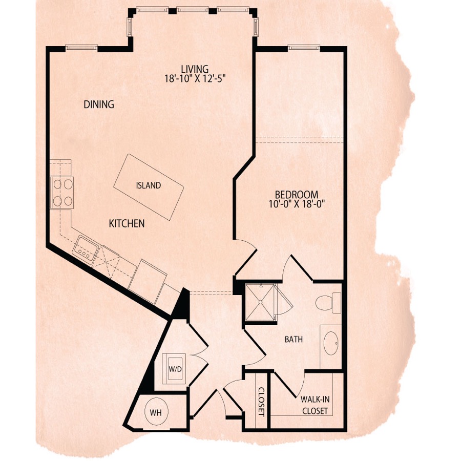 Portland Flats A7 floor plan