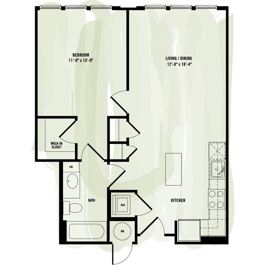 Brookland Works 1D floor plan