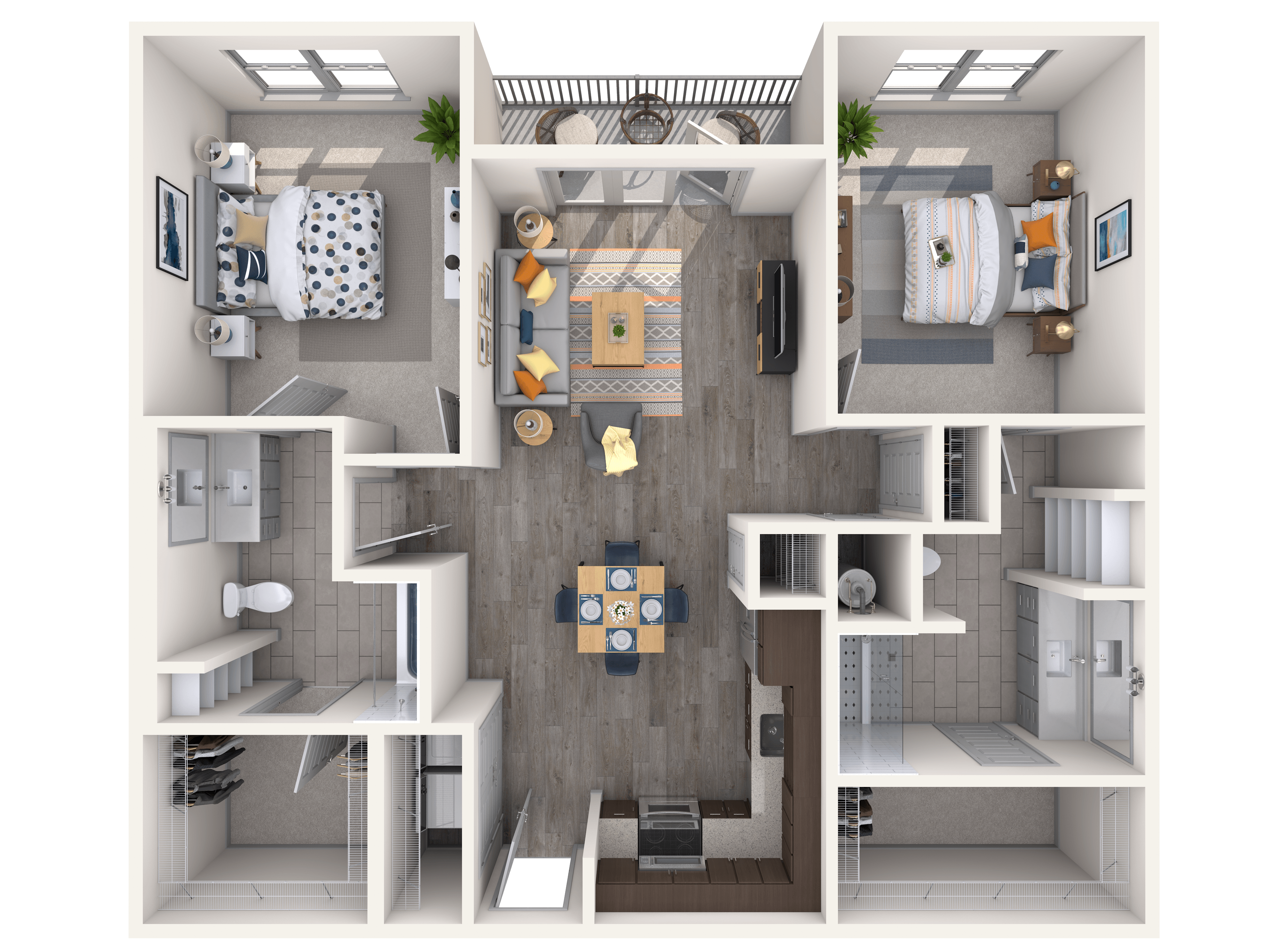 Linen floor plan