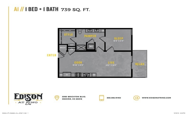 A1 floor plan