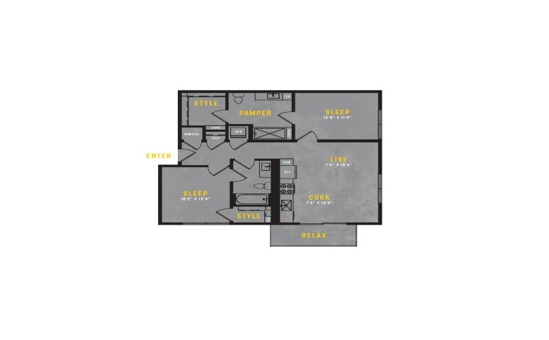 B2 floor plan