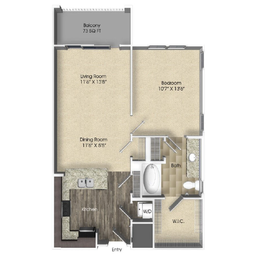 A2 floor plan