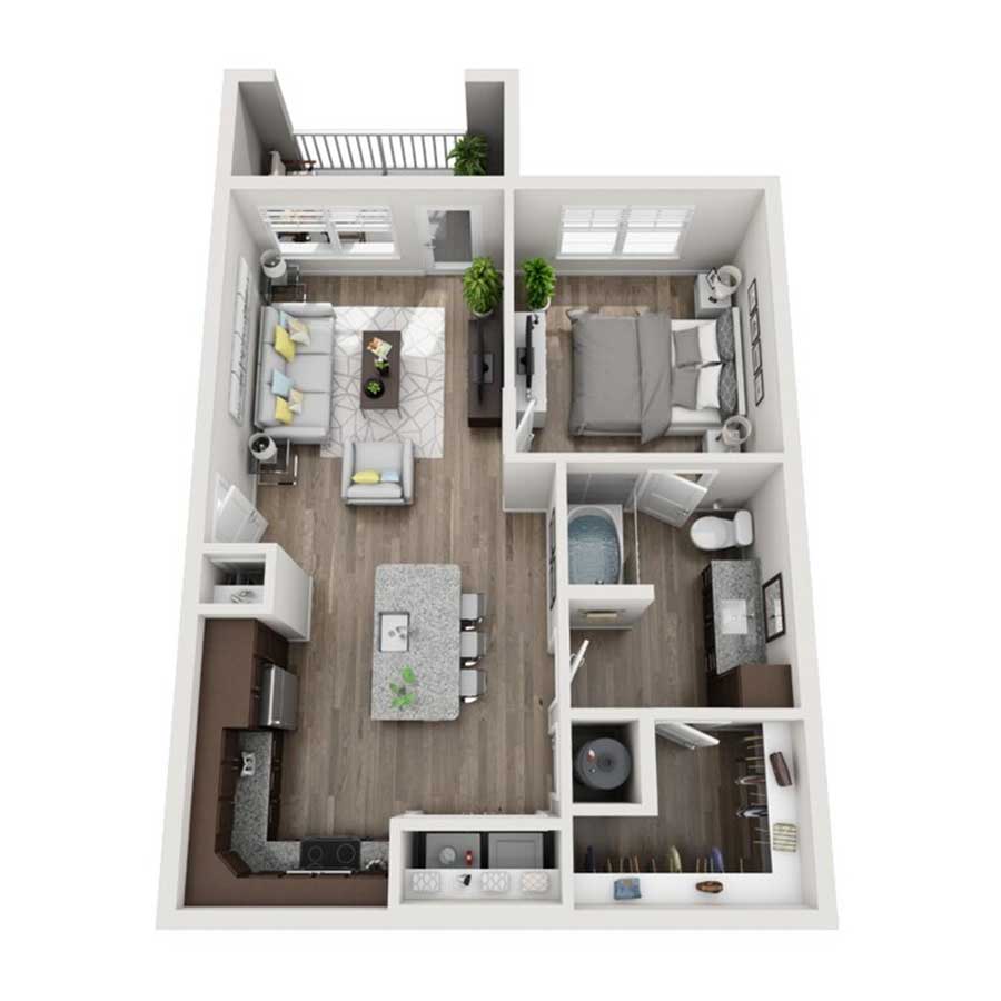 A2 floor plan