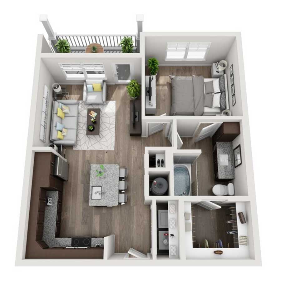A1 floor plan