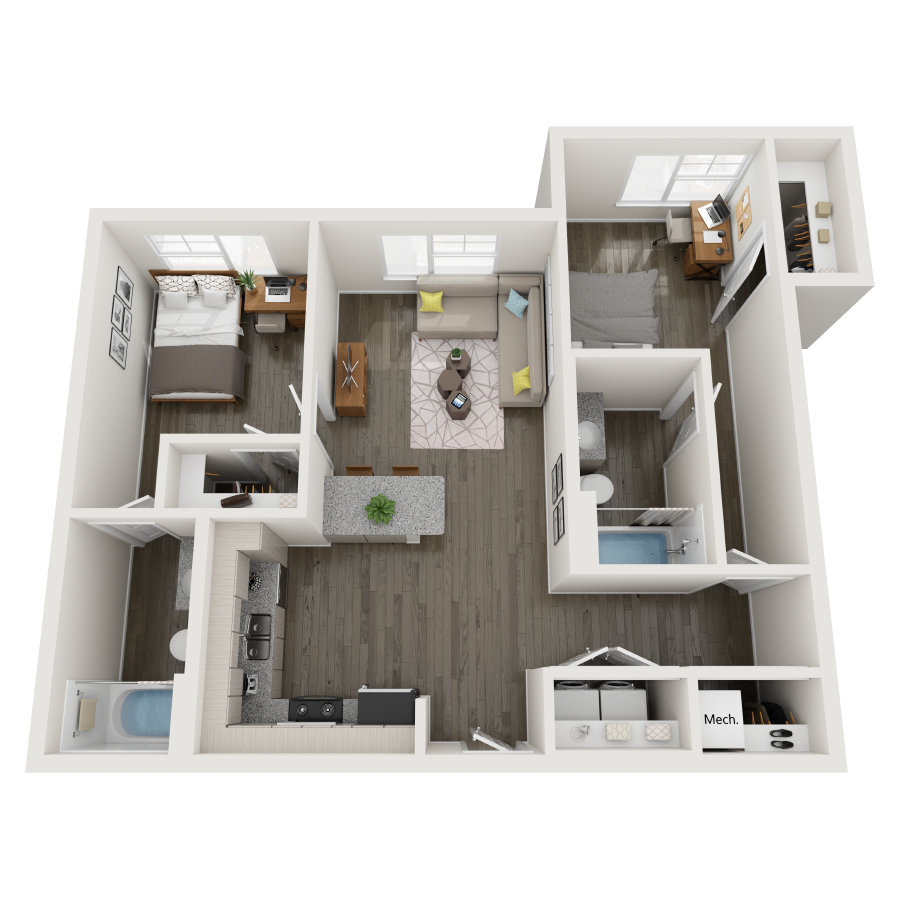 B6 floor plan