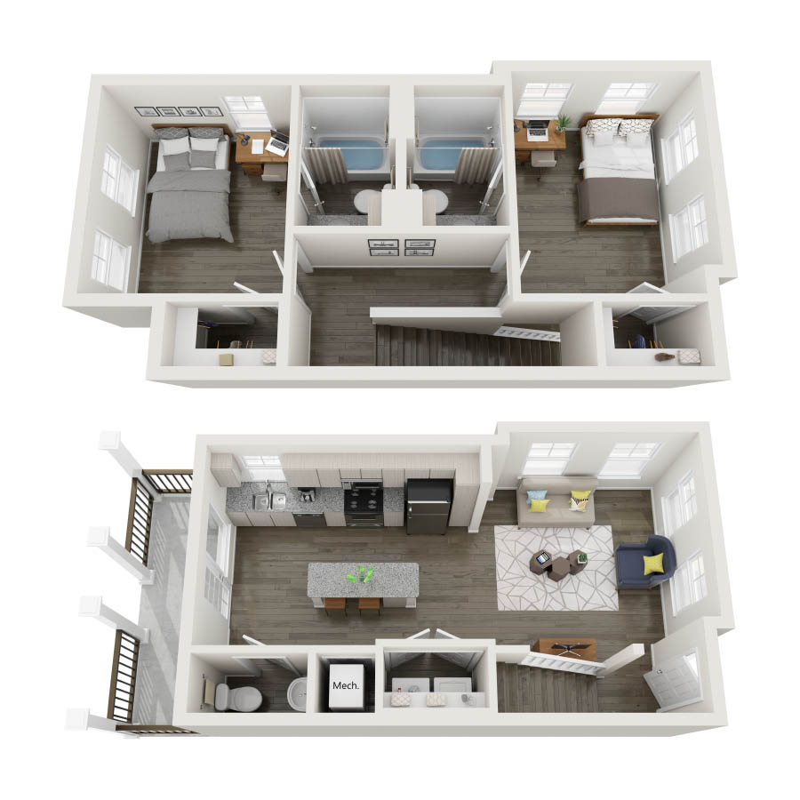 B5.1 TH floor plan
