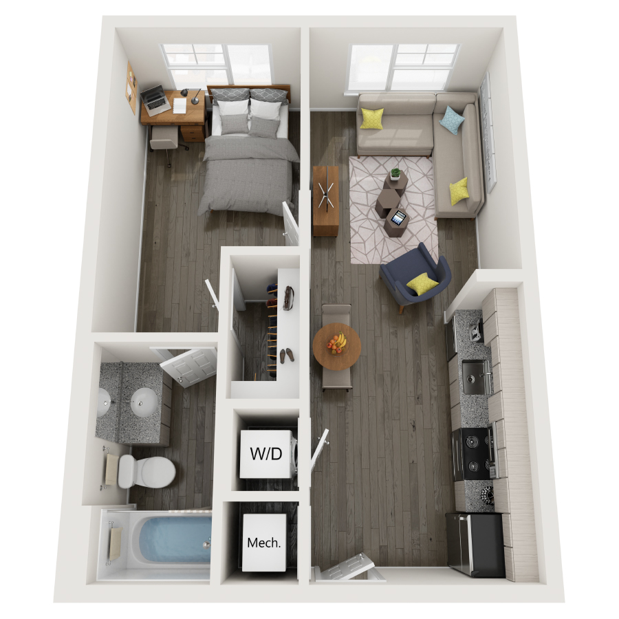 A1 floor plan