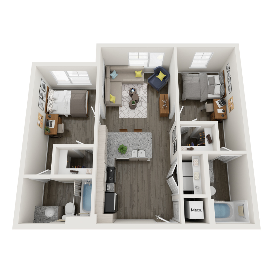 B2 floor plan