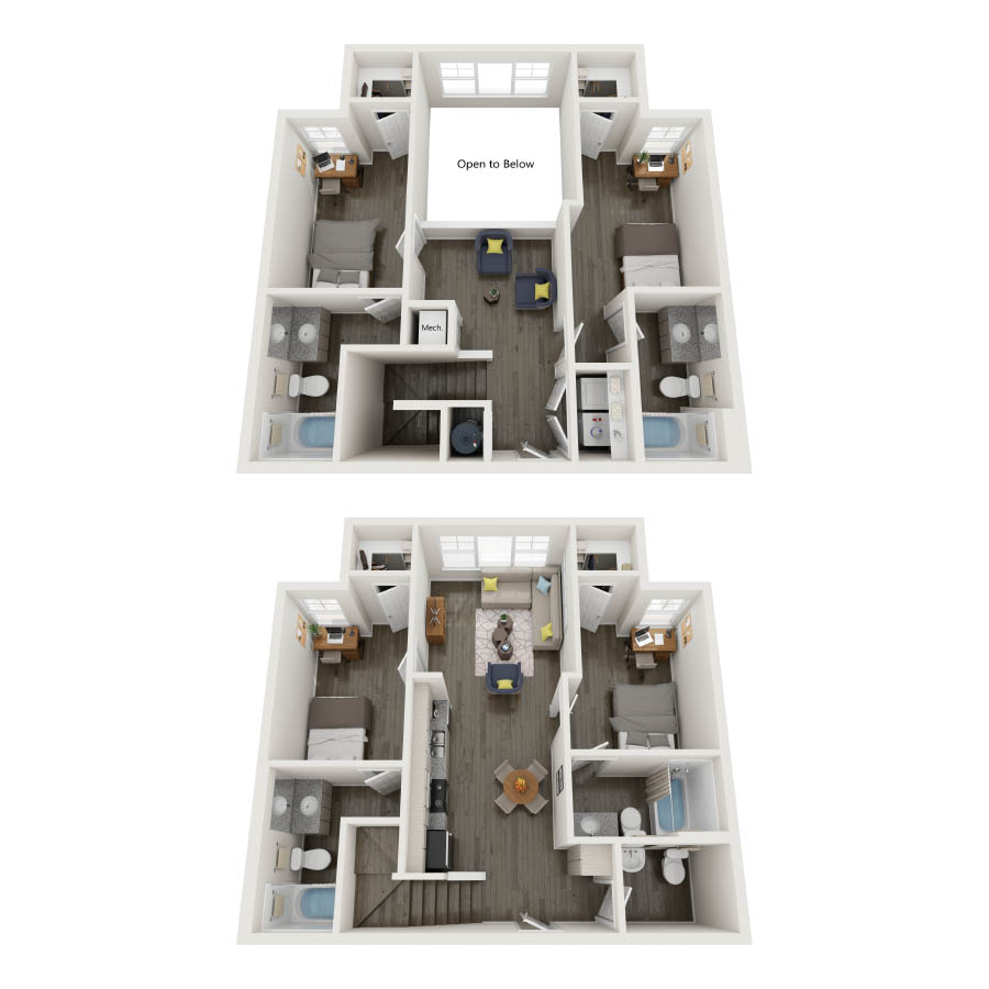 D4 TH floor plan