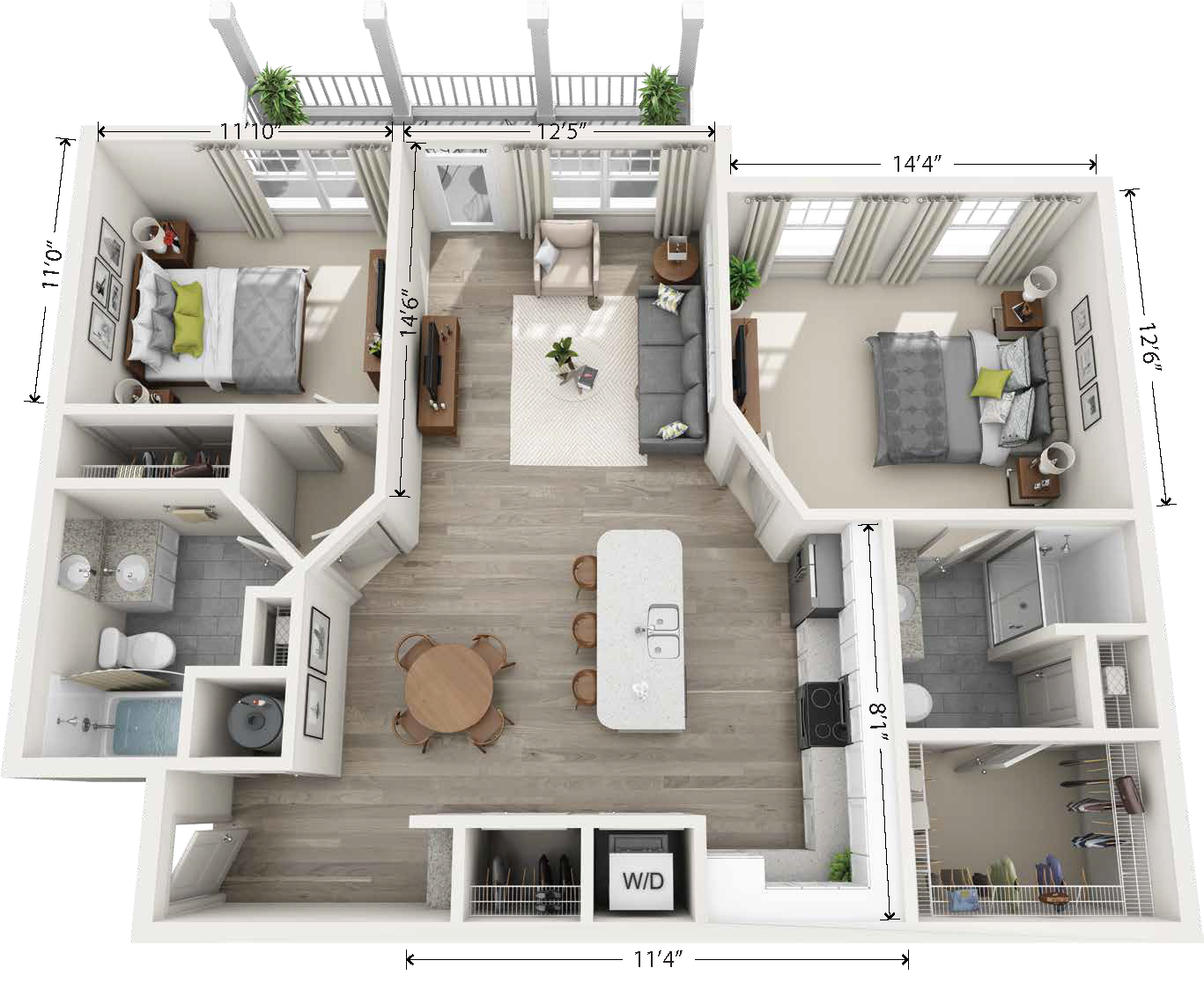 The Diamond floor plan