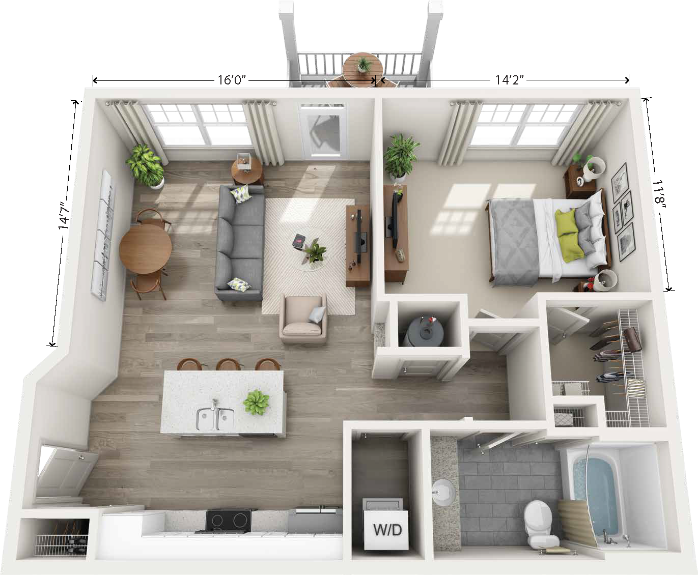 The Monument floor plan
