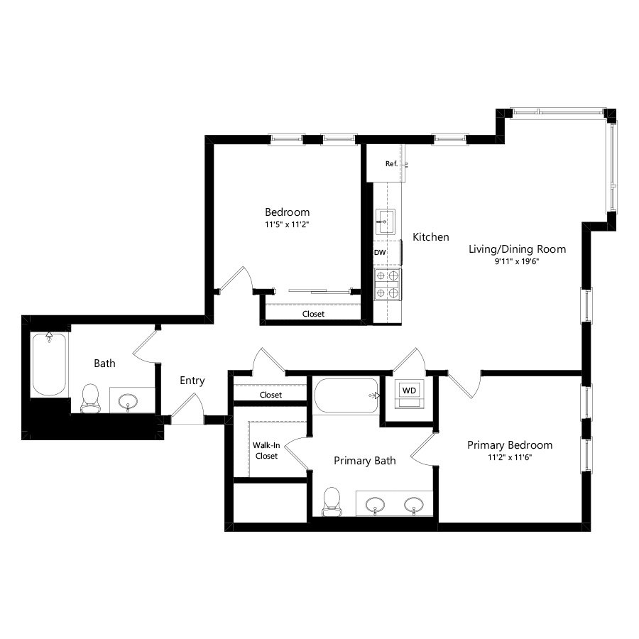 2F floor plan