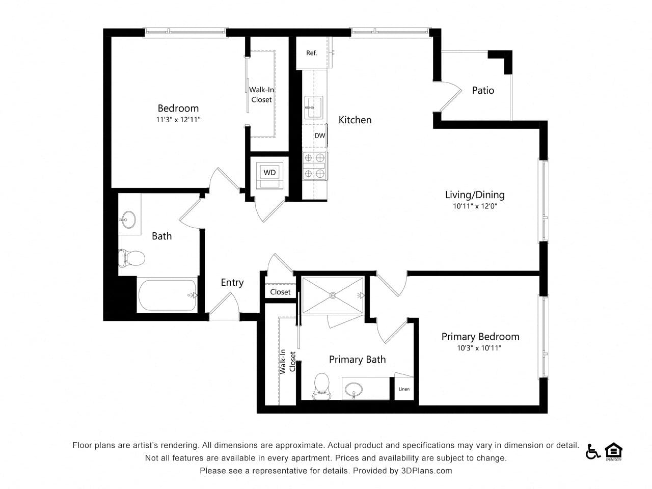 2B-1 floor plan