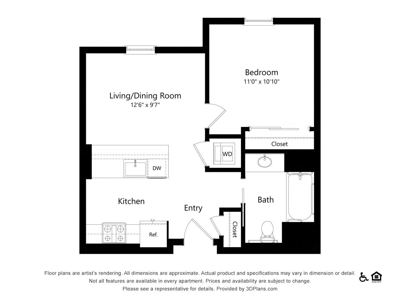 1A-9 floor plan