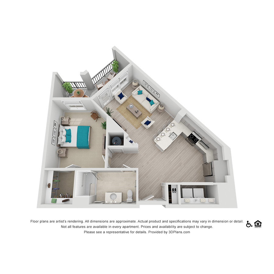 A1-A floor plan